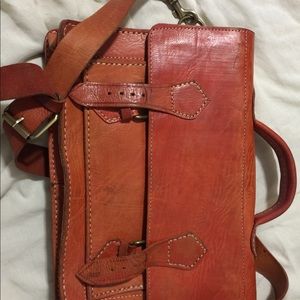 Leather briefcase